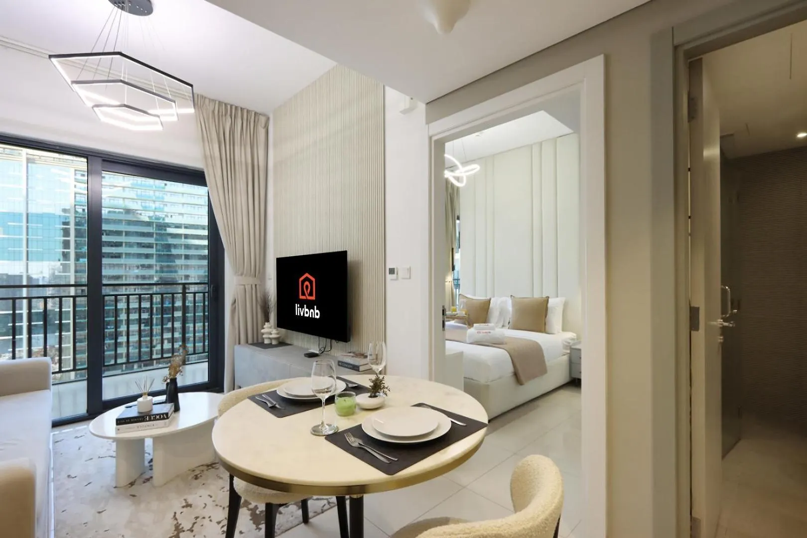Livbnb-1B Urban Serenity With Private Balcony Dubai 0*,  United Arab Emirates